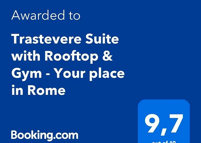 Aurealiving - Trastevere With Rooftop & Gym, Your Place In Apartment Rom